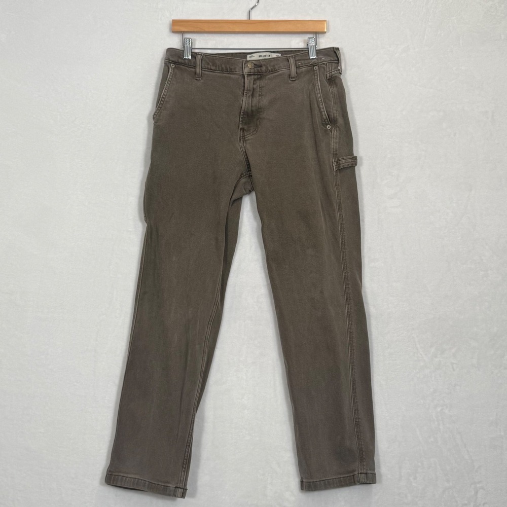 Hollister Brown Carpenter Utility Pants 30x32